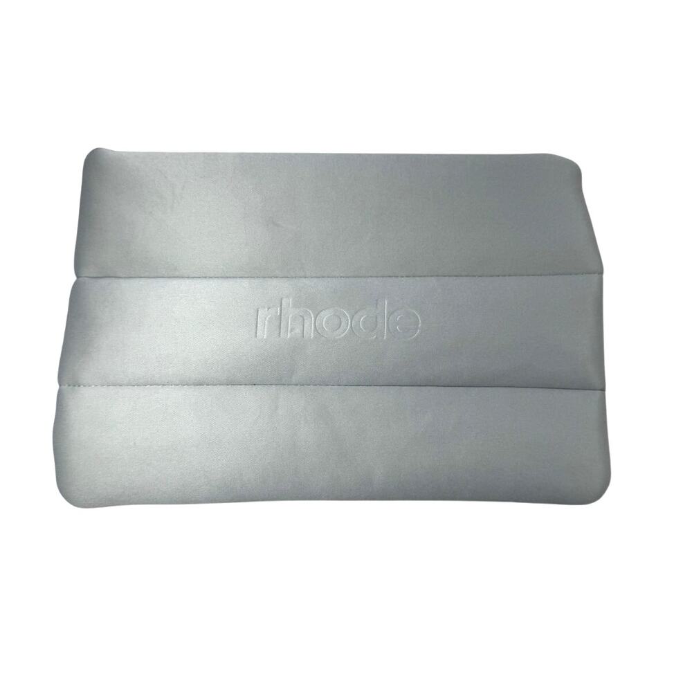 Rhode Skin Bubble Bag Grey Puffy Makeup Bag Travel Cosmetics Pouch Hailey Bieber